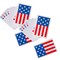 2 1/4" x 3 1/2" Patriotic Red, White & Blue Flag Playing Cards 12 Pieces